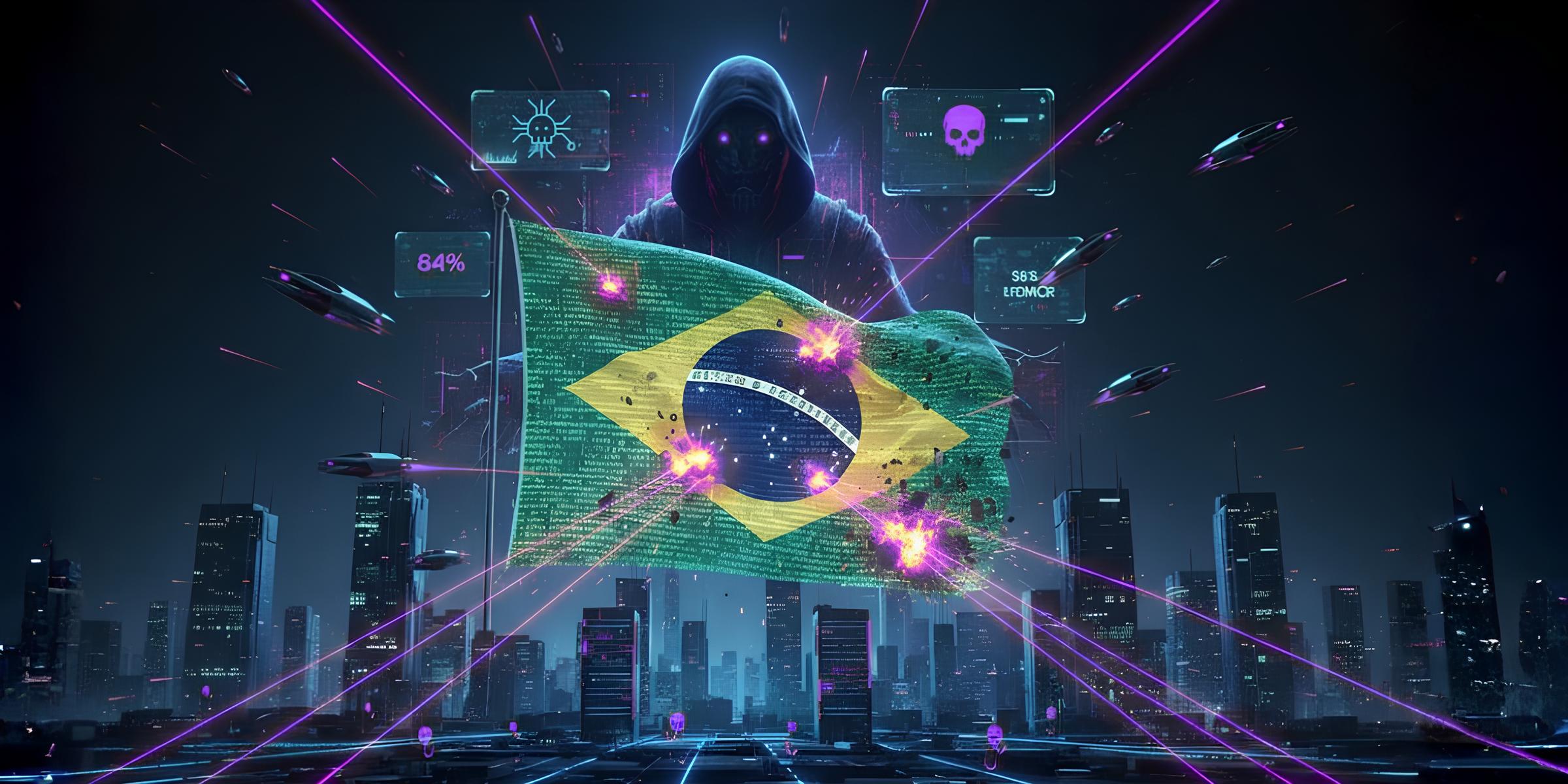 O Brasil concentrou 84% de todos os ciberataques identificados na América Latina